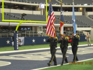 The CCPD Honor Guard at rehersal