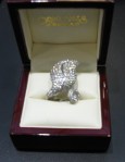Pave Diamond Ring donated by Denny Bales Diamonds for Starrs fundraiser.  Ring valued at $11,200