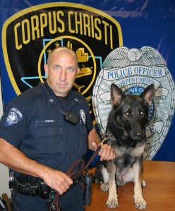 Senior Officer Lee Priess and Kimbo